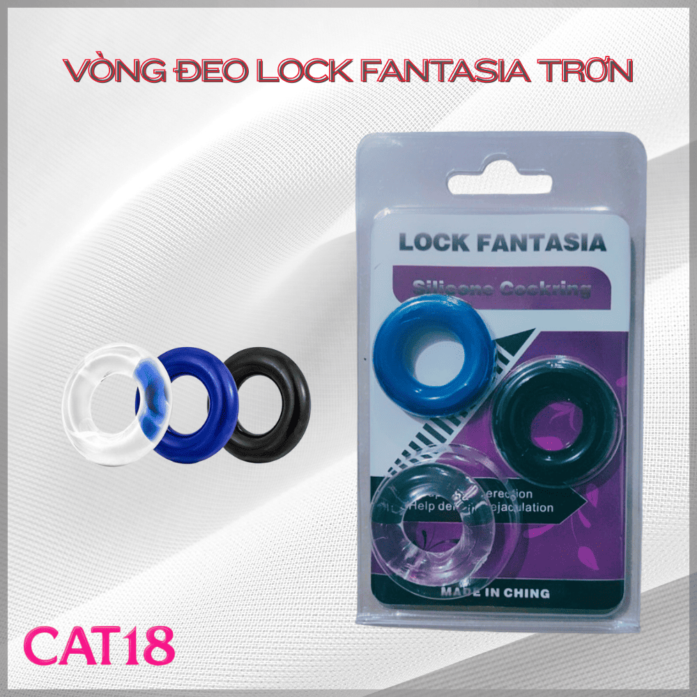 Vòng Đeo Sillicon Lock Fantasia Trơn